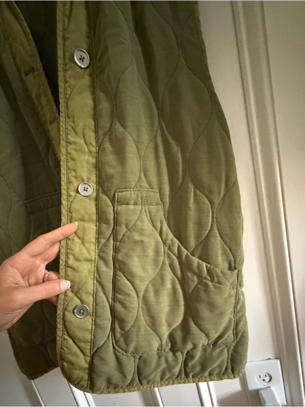 Free People quilted vest jacket- xs - Picture 5 of 5
